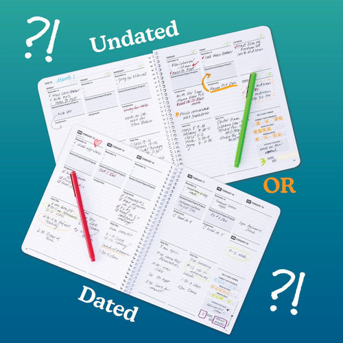 Choosing the right college planner for you – Undated vs. Dated College Planners Choosing the right college planner for you – Undated vs. Dated College Planners