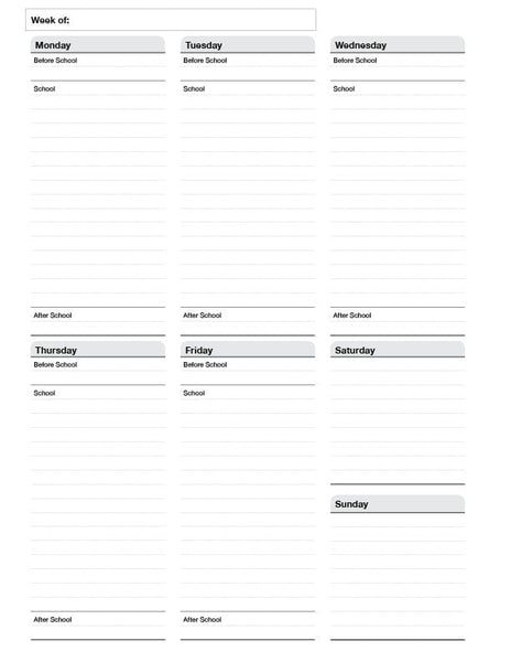 Undated Teacher Planner [Free Downloadable]