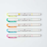 Five Colorful Pens