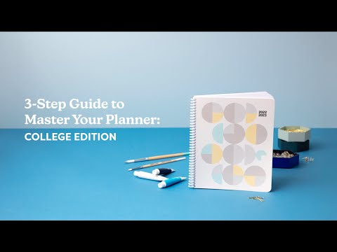 Step Guide to master your planner College Edition